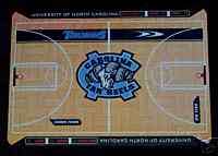 North Carolina Tar Heels Basketball Court Mouse Pad  