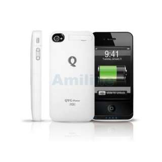 QYG Power FC8 Backup Battery Case Cover Charger for iPhone 4 new 