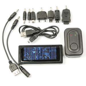Solar Power Panel Battery Charger + Adapter F  Phone  