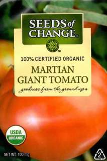 Seeds of Change Organic Martian Giant Tomato Seeds   100 mg  
