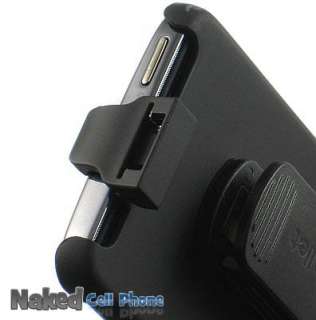 BLACK BELT CLIP HOLSTER CASE FOR TMOBILE HTC HD7 PHONE  