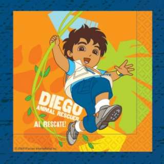 Birthday Party Supplies Go Diego Go Lunch Napkins  