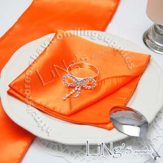 pieces Satin Solid Square Handkerchief Hanky Napkin Wedding Party 
