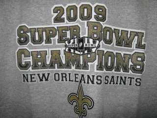 NFL Youth Saints SuperBowl Champions T Shirt Size Large  