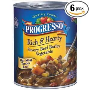 Progresso Rich & Hearty Savory Beef Barley Vegetable Soup 19 oz