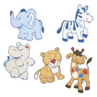 Living Textiles Baby Zooluland 5 pk. Wall Plaques product details page