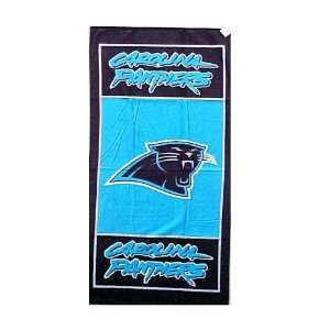  NFL Bath Towel   Carolina Panthers Beach Towel