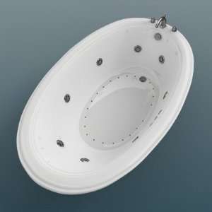  44 x 78 x 23 Oval Air and Whirlpool Jetted Bathtub Color/Trim/Tile 