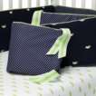 BANANAFISH Navy Bananafish nantucket Crib Bumper   Crib 