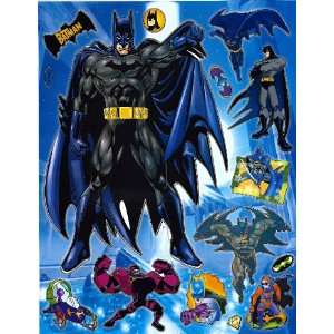 Batman & Robin superhero DC Comics logo Sticker Sheet PM0091
