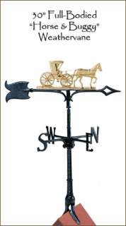 WEATHERVANE 30 FULL BODIED HORSE & BUGGY / COUNTRY DOC 7 19455 00482 