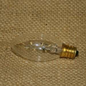 Tart Warmer Replacement Light Bulb 25 Watt Short Clear  