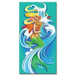  24 Mermaid Velour Beach Towel 30 x 60 inch