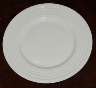   WHITE 6 1/4 Bread & Butter Plate SET of 3 MINT USA 1920s 30s  