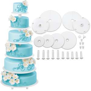 Wilton Towering Tiers Cake Stand 6 Tier Tall Cake Decorating Wedding 