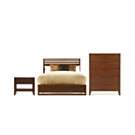 Tahoe Copper Bedroom Furniture, Full 3 Piece Set (Bed, 6 Drawer Chest 