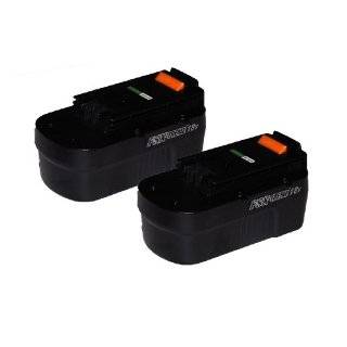 Black & Decker FS18BX 18v Slide Style Battery 2 Pack