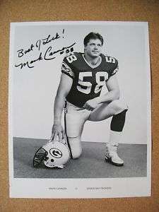 c1986 Green Bay Packers Team Issue Photo Mark Cannon  