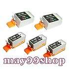 5pk BCI 15 BK+C Ink Tank Compatible For Canon i70, i80