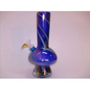  Exotic Blue heavy Glass Water Pipe 