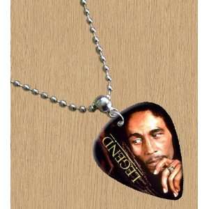 Bob Marley Legend Premium Guitar Pick Necklace