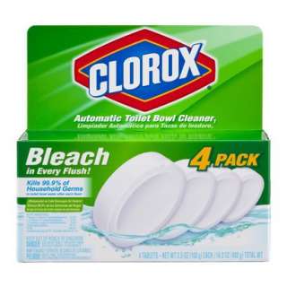 Clorox Automatic Toilet Bowl Cleaner 4 ea.Opens in a new window