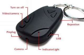 Mini Camcorder Car Key Chain Video Spy Covert Camera  