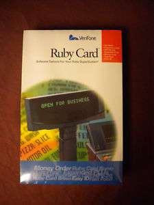 VERIFONE RUBY CARD P040 07 506 Car Wash E PLU cpu5 cpu4  