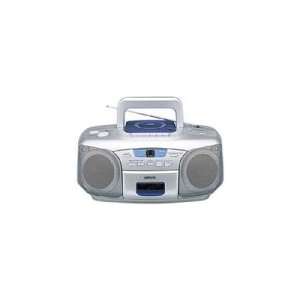   CSD A110 CD/Radio/Cassette Boombox (Silver)  Players & Accessories