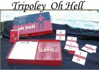 Tripoley Cards Vintage Oh Hell Card Game 1973 Copyright Complete 