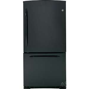  GE Black Bottom Freezer Freestanding Refrigerator 