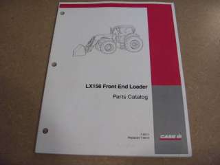 case IH LX156 156 tractor loader parts manual  