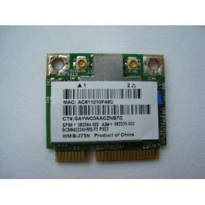   1520 Wifi AGN Half Size card Broadcom BCM94322HM8L 