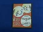 world series program cover card 1937 yankees v giants buy
