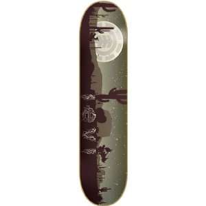  Element Brown Deeply Rooted Skateboard Deck   7.75 