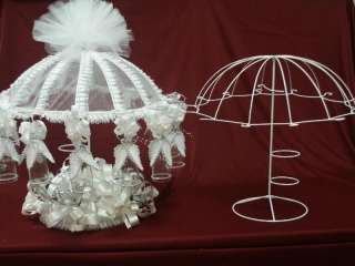 SWEET 16, BRIDAL WIRE UMBRELLA TABLE CENTERPIECE NEW  