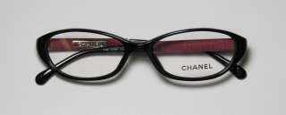 NEW CHANEL 3194 53 16 135 BLACK/BURGUNDY EYEGLASS/GLASSES/FRAMES W 