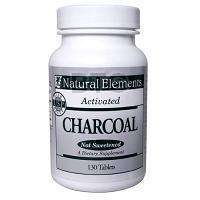 Pure Activated Charcoal Powder, 130 Tabs, #NHCAC130  