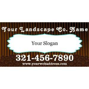  3x6 Vinyl Banner   Your Landscape Company Slogan 