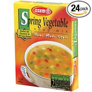 Osem Spring Vegetable Soup, 2 Count Envelopes, 3.7 Ounce Boxes (Pack 
