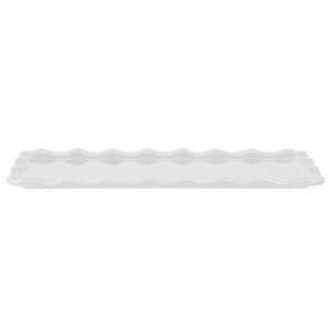   Henry 14 x 6 inch Rectangular Cake Plate, Blanc