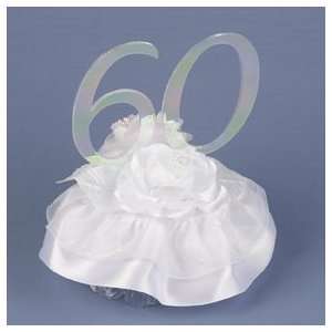  60th Anniversary Reflective Cake Top 