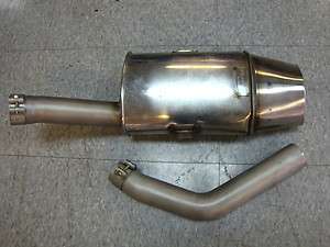   CBR1000RR 2006 2007 MICRON SLIP ON EXHAUST PIPE STAINLESS STEEL MUH89
