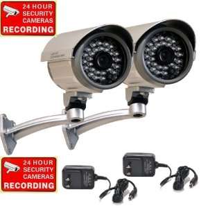 VideoSecu 2 Outdoor SONY CCD Infrared Security Cameras 28 IR Leds for 