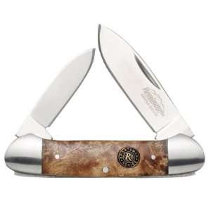   Accessories Insignia Folder Burl Wood Canoe