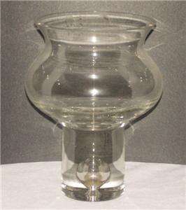Decorative Clear Glass Globe Candle Holder Rose Bowl  