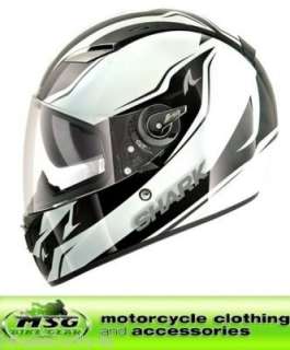 SHARK Vision R Reveal Motorcycle Helmet Black/Pearl L  