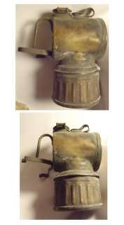   Miners Carbide Lamp Coal mining lantern Gold Mine Antique 1920s