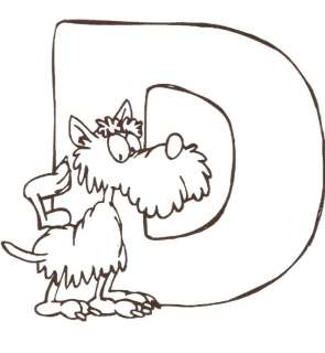 ALPHABET ANIMALS 26 COLORING Pages Printable CD  