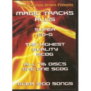 Magic Tracks Karaoke Super CD+G 1200 Songs Plays on CAVS or Windows 